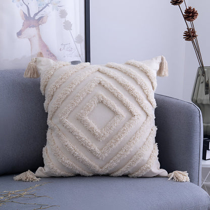 Kissenbezug aus Baumwolle im Bohemian-Chic-Stil