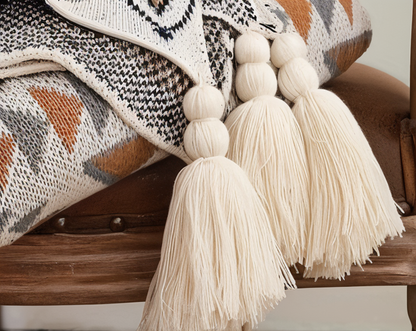 Colorful Chic Fuzzy Throw Blanket