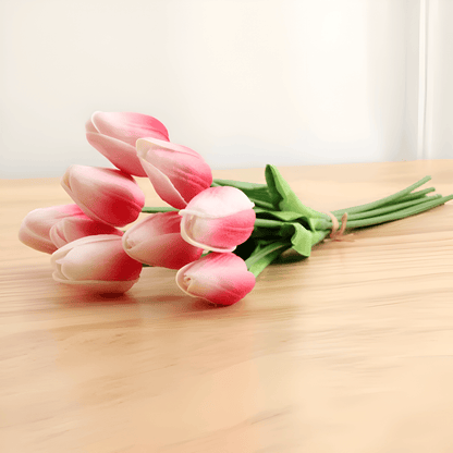 Wunderschöne künstliche Tulpenblumenarrangements, 6er-Pack