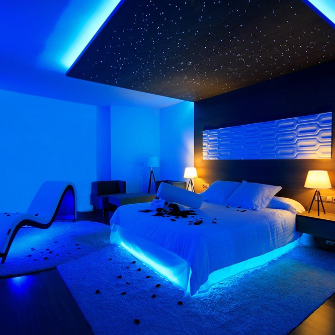 RGB LED Tape Light Waterproof Dimmable Remote Control