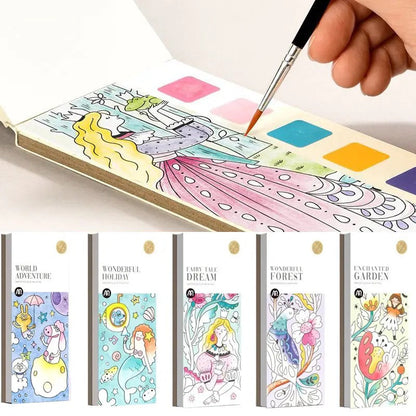 Künstlerisches Aquarellfarben-Set