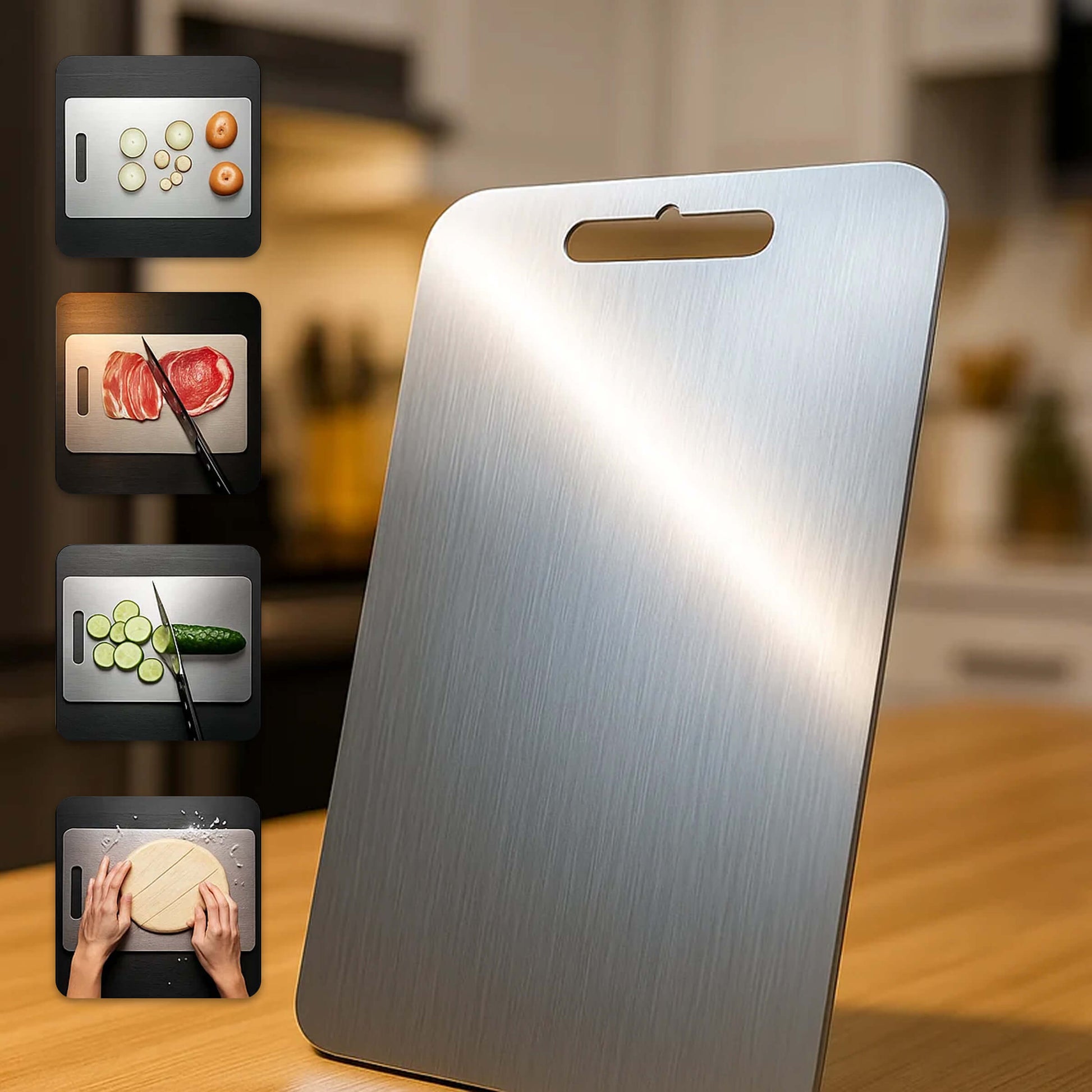 Durable Stainless Steel Cutting Board - Halri