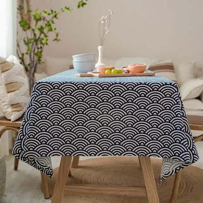Traditionelle asiatische Tischdecke aus Naturfasern