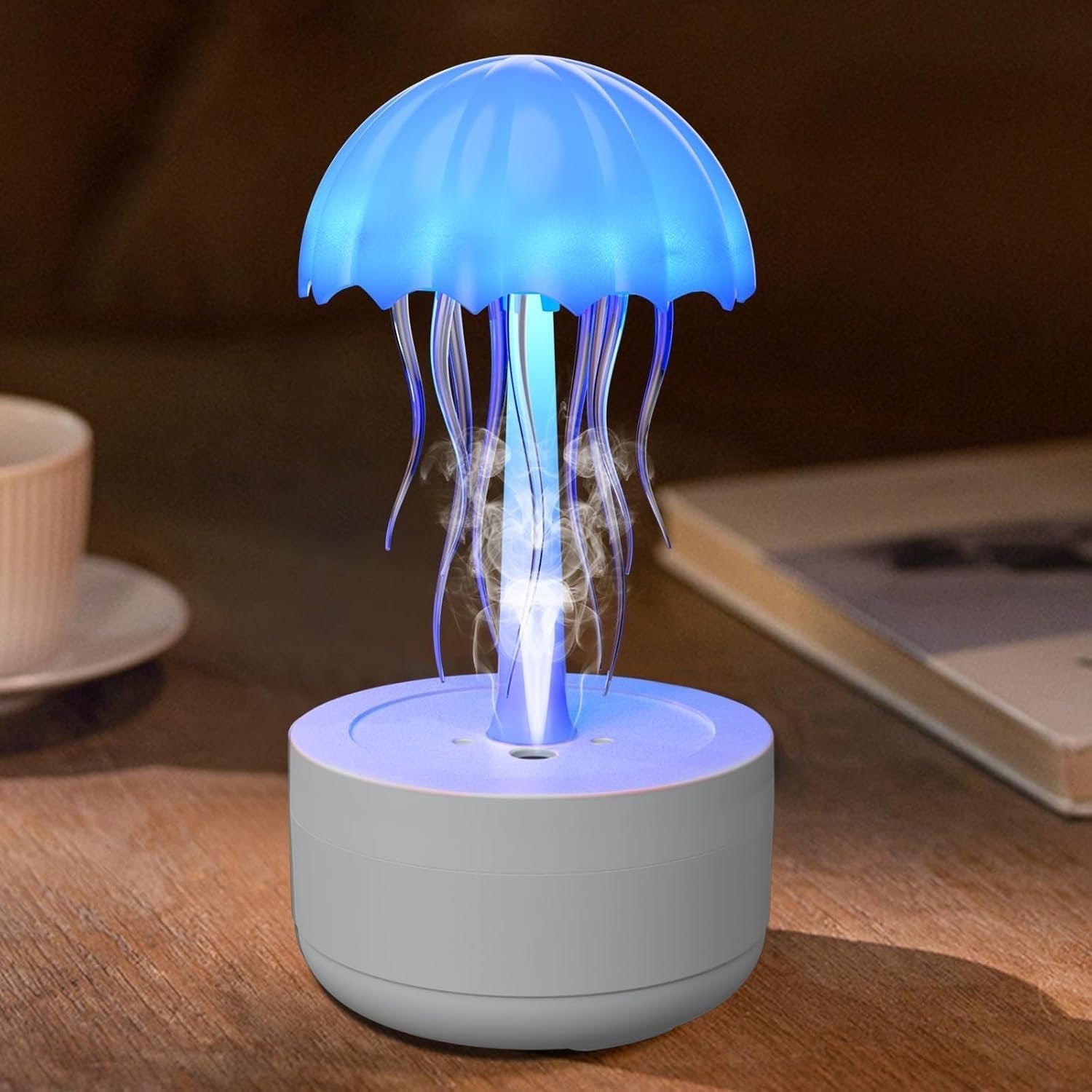 Colorful Ocean Essential Oil Diffuser with LED Light - Halri
