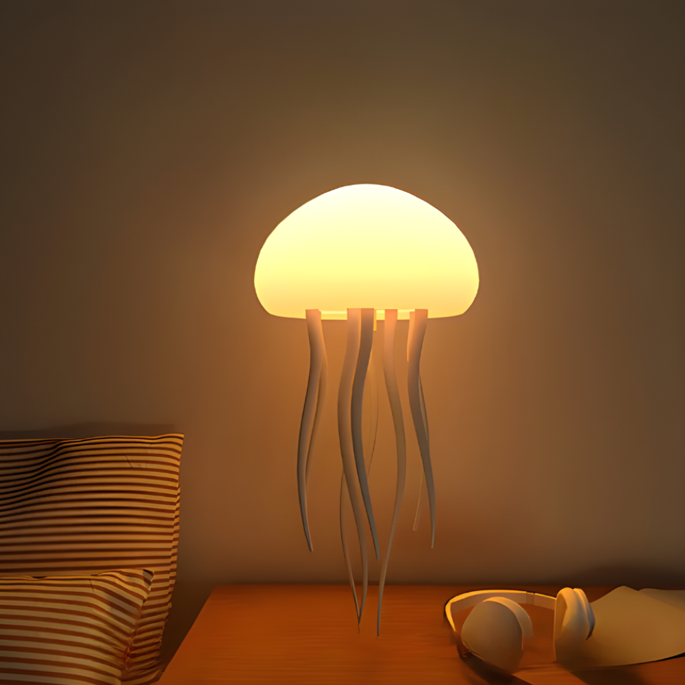 Colorful LED Jellyfish Table Lamp Soft Ambient Light - Halri