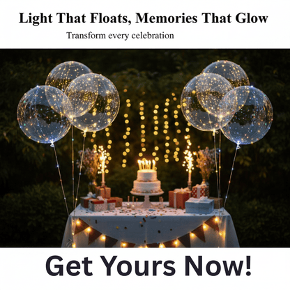 Colorful Reusable LED Decorative Balloons - Halri