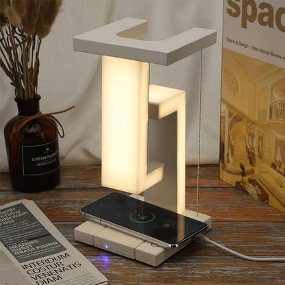 Levitating Wireless Charger with Multi-Zone Lighting and Touch Control – Modern USB-C Charging Station 5