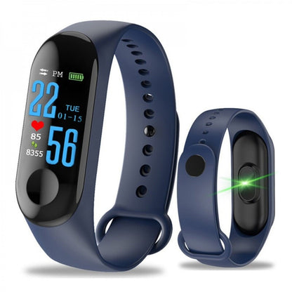 M3 Smart Watch, Smart Bracelet with Health Monitoring, Blood Pressure, Waterproof Sport Watch