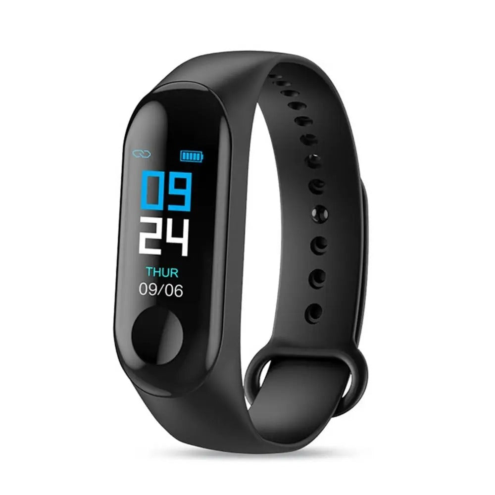 M3 Smart Watch, Smart Bracelet with Health Monitoring, Blood Pressure, Waterproof Sport Watch