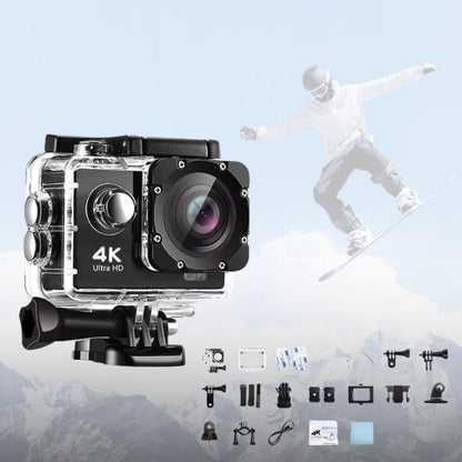 4K Action Camera - Waterproof WiFi Cam for Sports - Halri