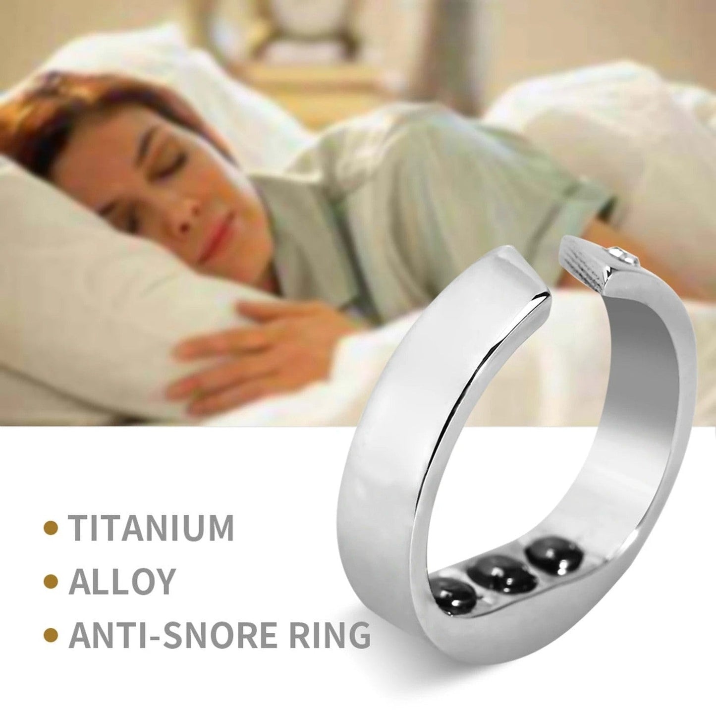 Sleep Aid Stop Snore Finger Ring - Halri