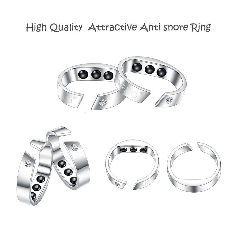 Magnetic Therapy Acupressure Anti-Snoring Finger Ring