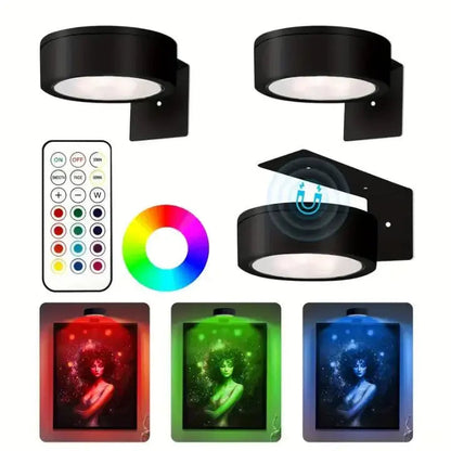 Helle LED-Fotodisplaylampe 