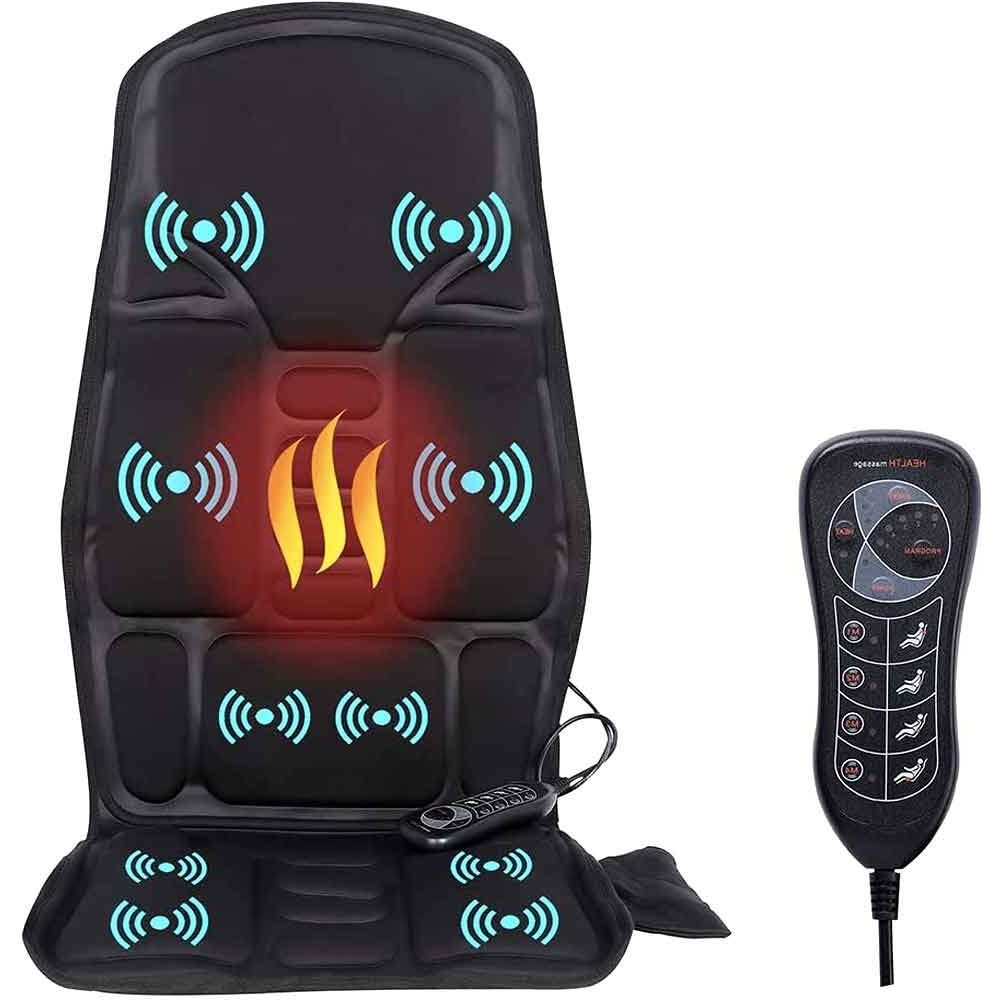 Relaxing Heat Massage Seat Pad For Car And Home Use