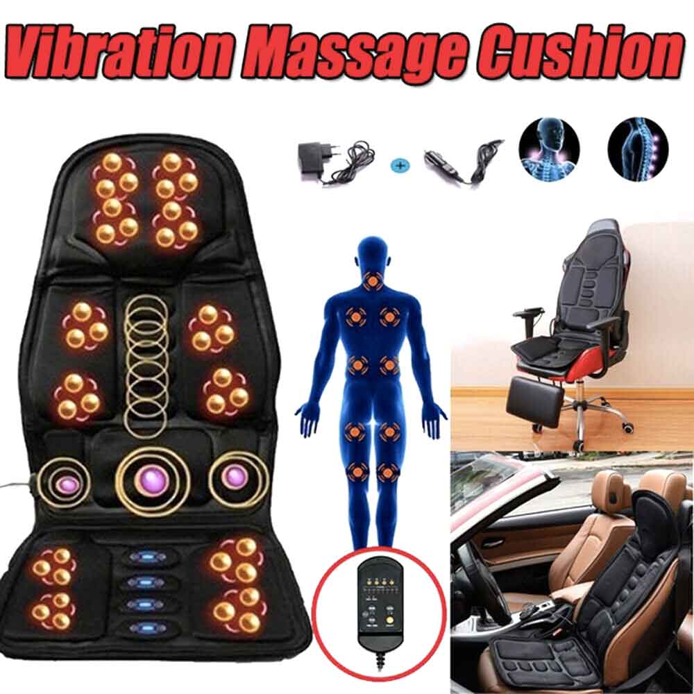 Relaxing Heat Massage Seat Pad For Car And Home Use