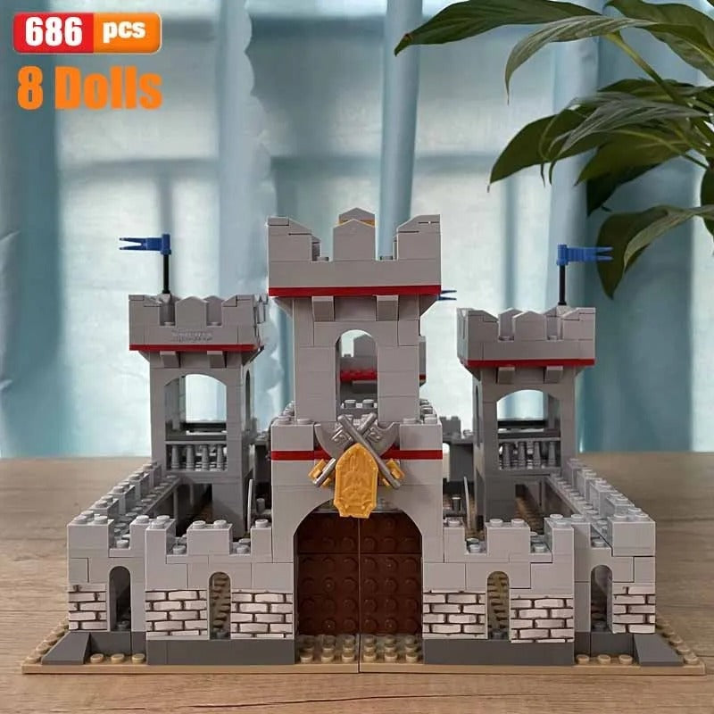 Historic Castle Construction Toy Knight Battle Set