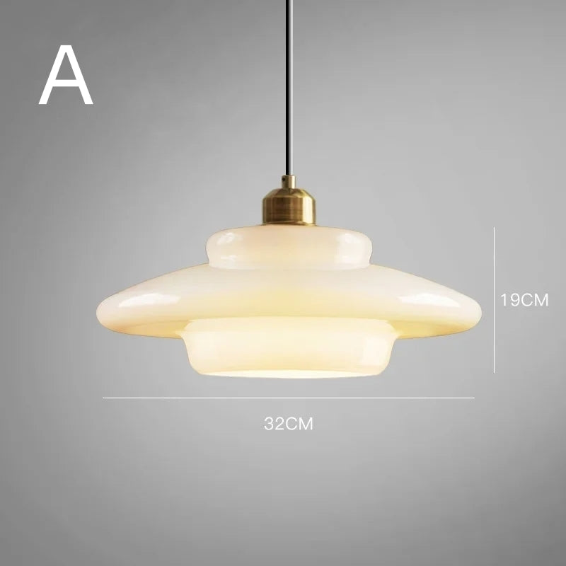 Vintage Style Clear Glass Hanging Lamp