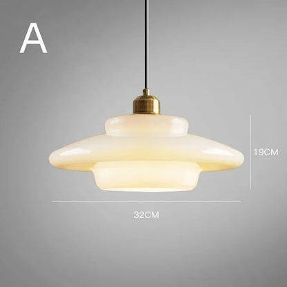Vintage Style Clear Glass Hanging Lamp