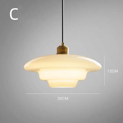 Vintage Style Clear Glass Hanging Lamp