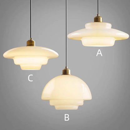 Vintage Style Clear Glass Hanging Lamp