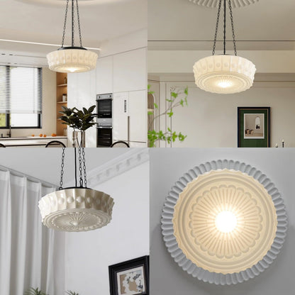Classic Antique Glass Dome Lamp