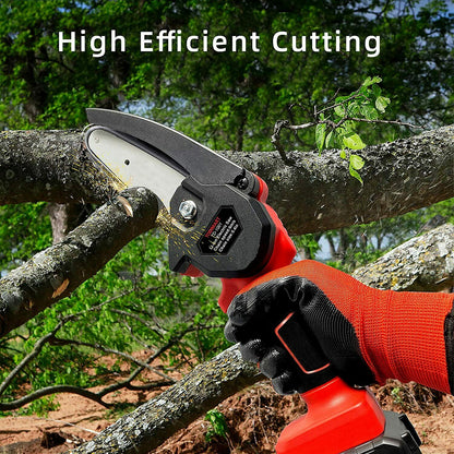Compact Cordless Mini Chainsaw 
Small Portable Electric Chainsaw 
Handheld Mini Battery Chainsaw 
Lightweight Mini Rechargeable Saw 
Portable Compact Mini Chainsaw