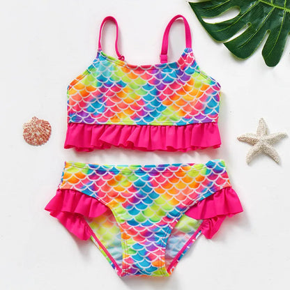 Niedliches Mini-Schwimmbikini-Set für Mädchen