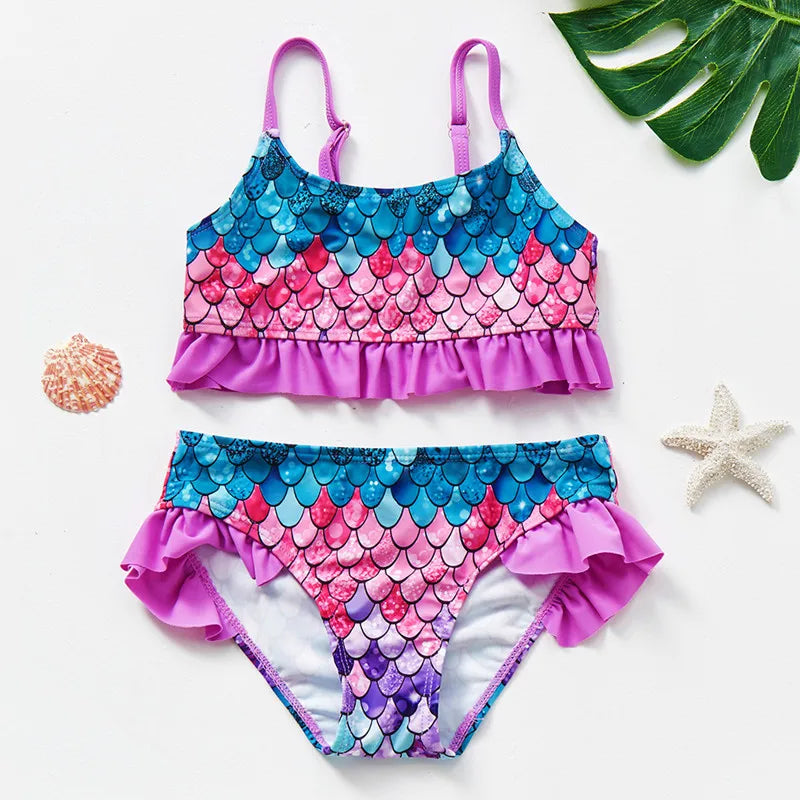 Girls' Cute Mini Swim Bikini Set - Halri