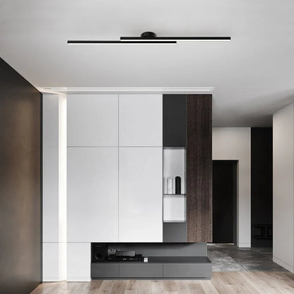 Modern Aluminum Long Strip Ceiling Light