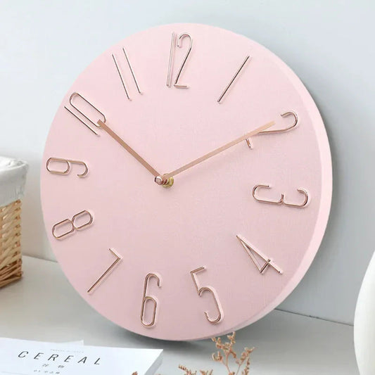 Quiet Simple Non Ticking Wall Clock - Halri