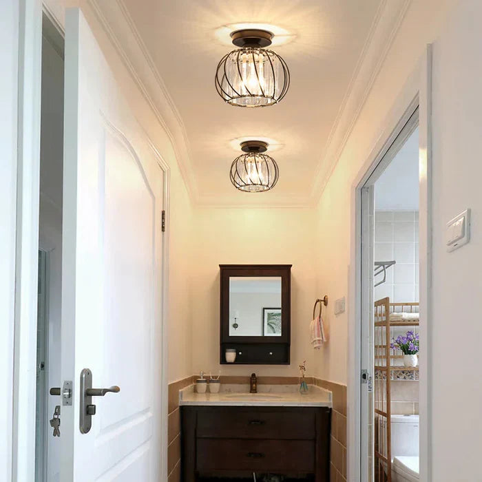 Modern Nordic Simple Globular Glass Pendant Light