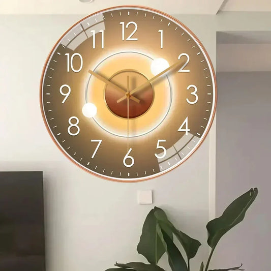 Quiet Contemporary Wall Clock Simple Home Decor - Halri