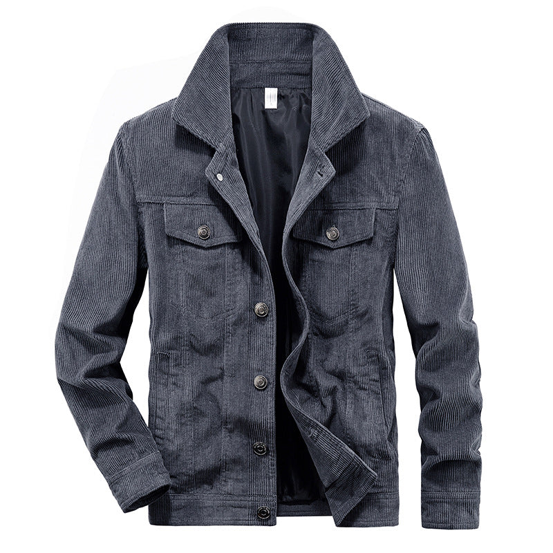 Relaxed Fit Corduroy Blazer Jacket
