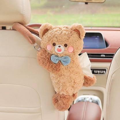Taschentuchhalter in Form eines weichen Teddybären