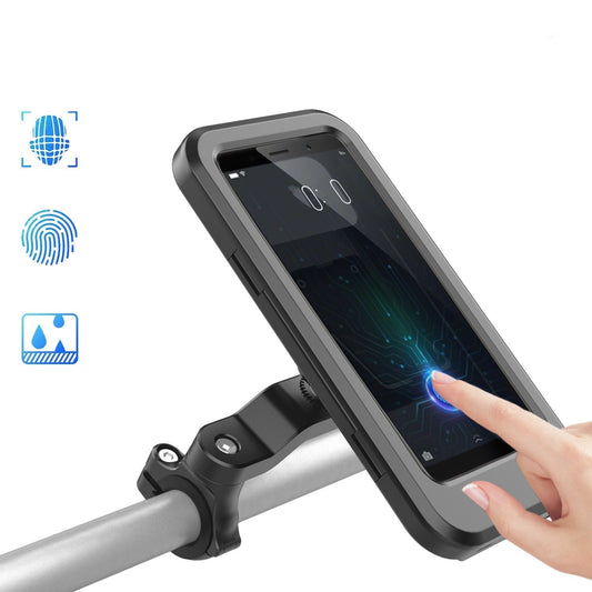 Waterproof Phone Holder for Bike Handlebars 15W Power - Halri