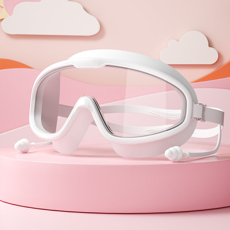 Schwimmbrille für Kinder mit klaren, beschlagfreien Gläsern