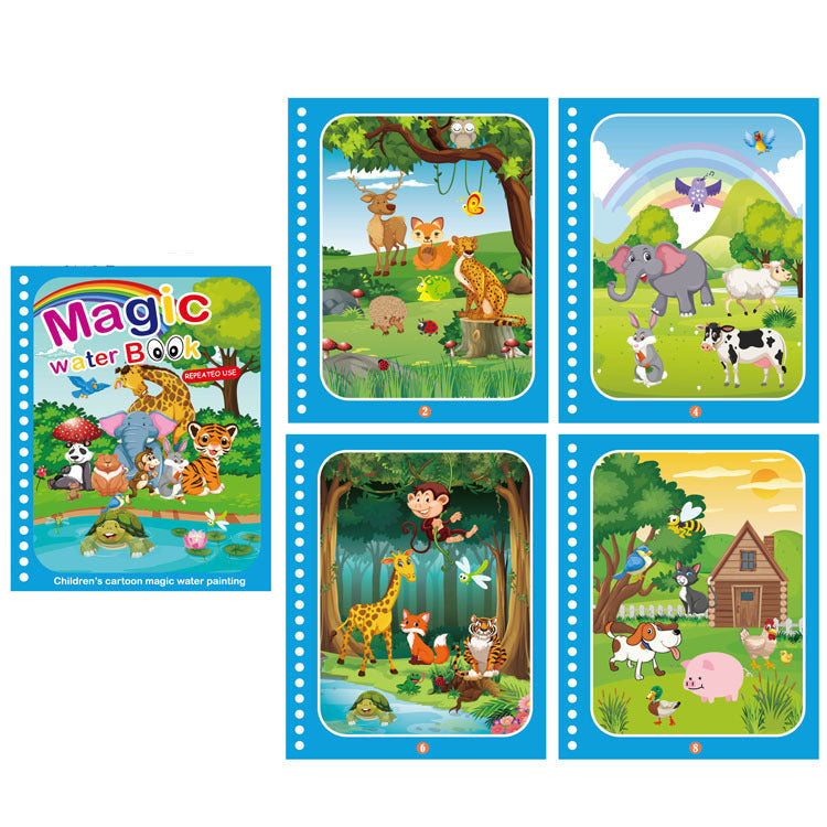 Lustiges, farbenfrohes Kinder-Aktivitätsbuch