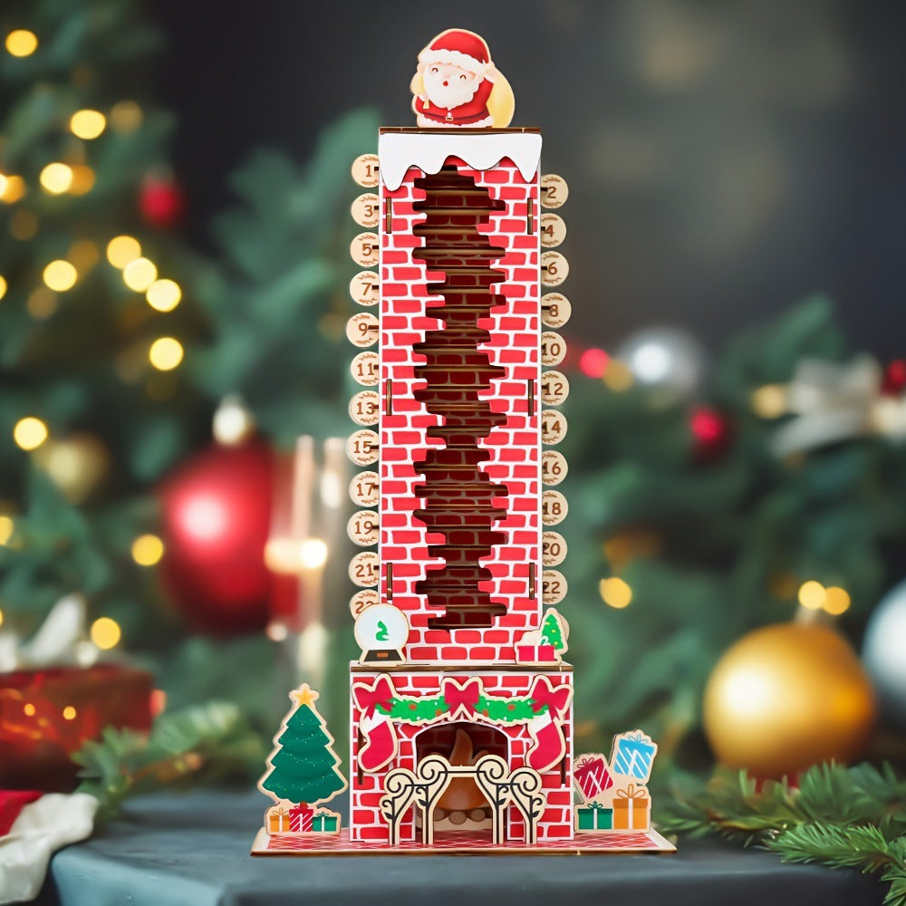 Christmas Tree Advent Calendar Wooden Stand - Halri