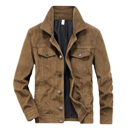 Relaxed Fit Corduroy Blazer Jacket - Halri