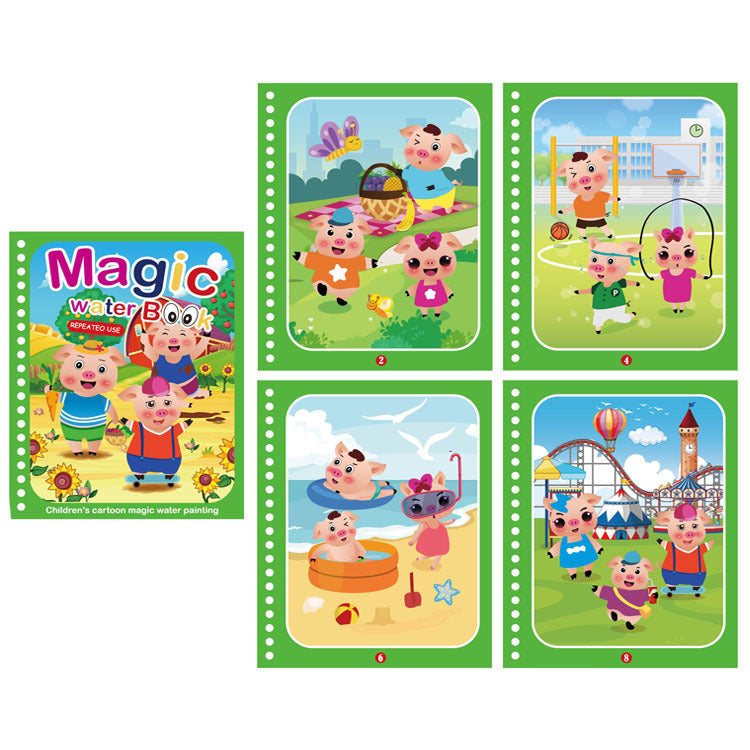Lustiges, farbenfrohes Kinder-Aktivitätsbuch