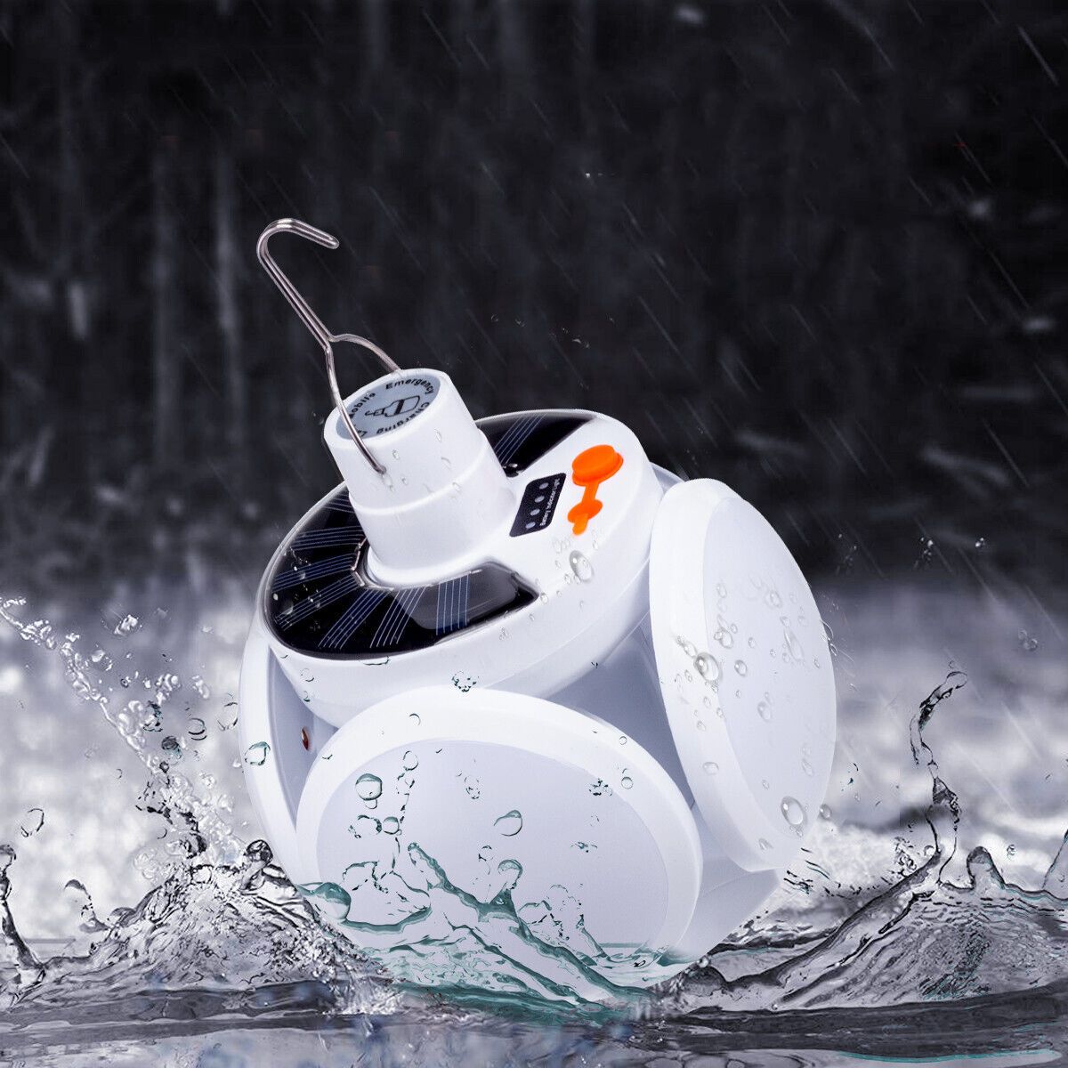 Portable Outdoor LED Camp Lantern with USB Charging