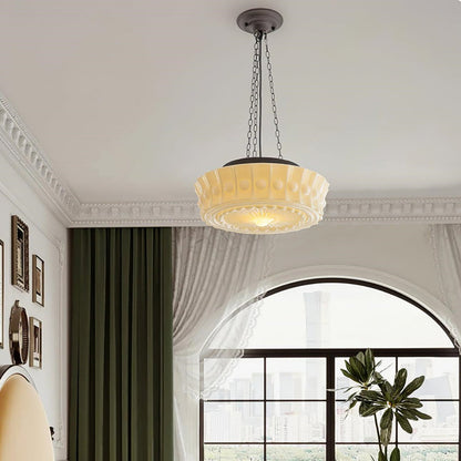 Classic Antique Glass Dome Lamp