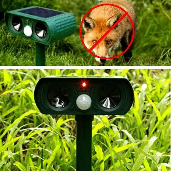 Outdoor Motion Sensor Animal Repellent for Gardens