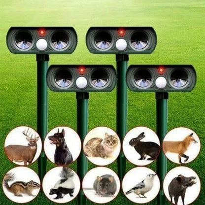 Outdoor Motion Sensor Animal Repellent for Gardens - Halri