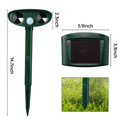 Outdoor Motion Sensor Animal Repellent for Gardens