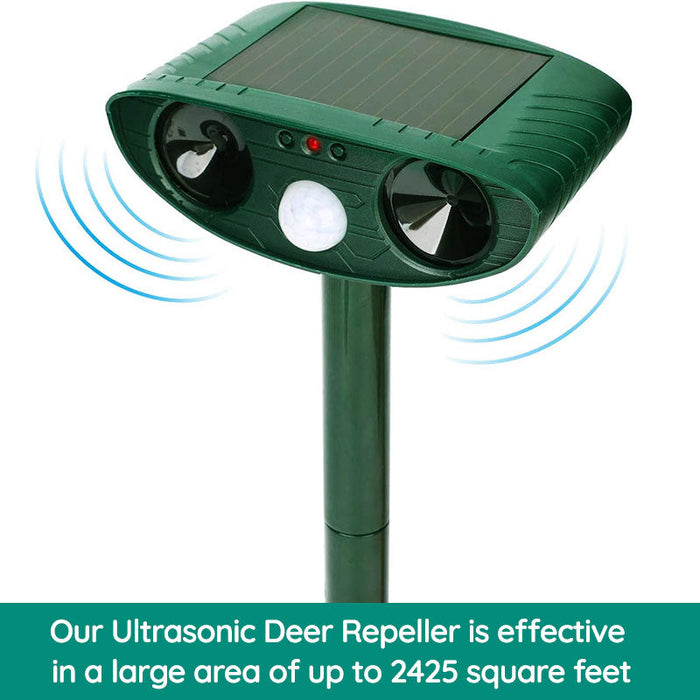 Outdoor Motion Sensor Animal Repellent for Gardens