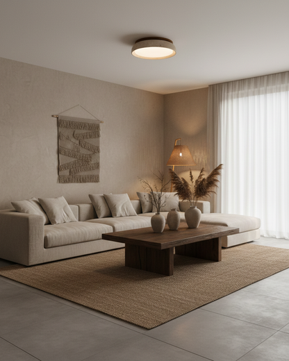 Stylish Circular LED Ceiling Fixtures for Homes