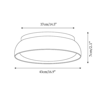Stylish Circular LED Ceiling Fixtures for Homes