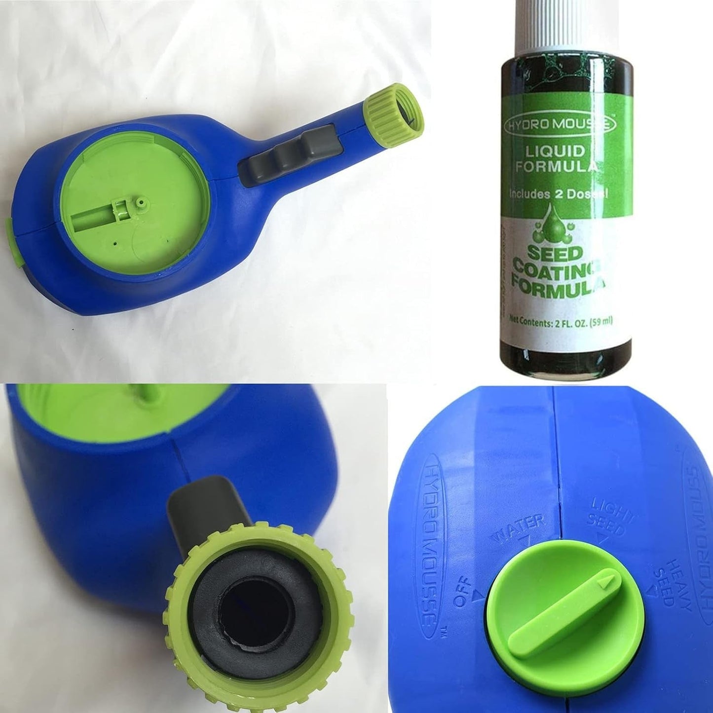 Plastic Seed Sprayer and Watering Can for Gardens and Lawns