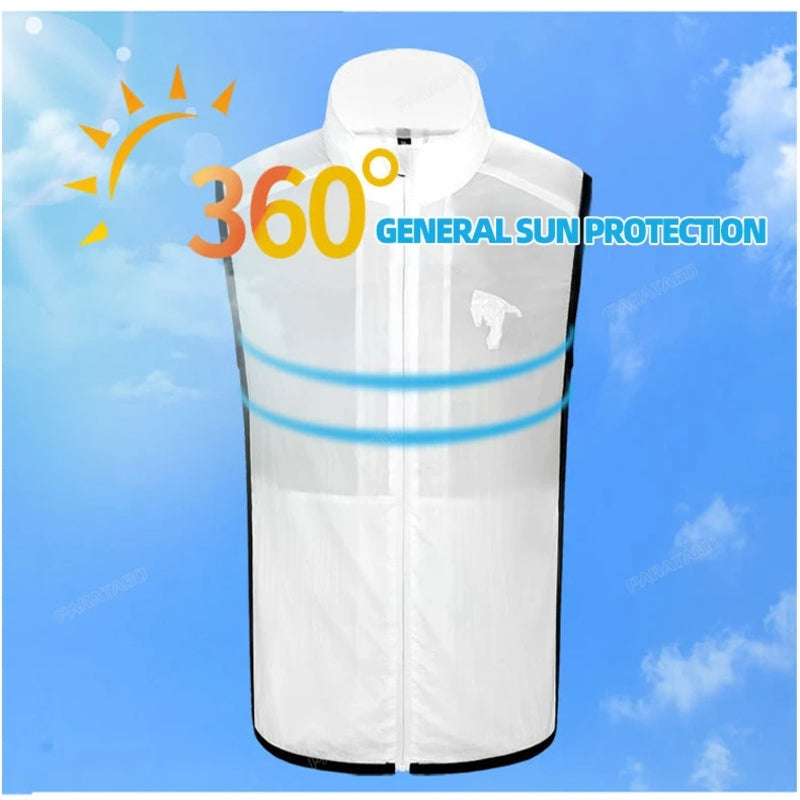 Portable Air Cooling Vest with Fans for Outdoor Work